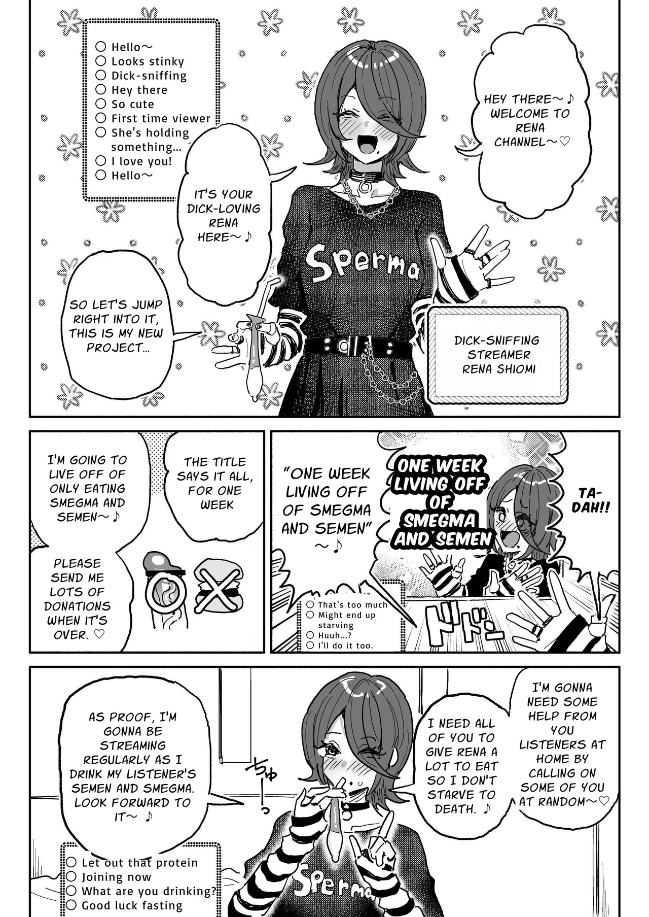 Chin Kagi Kei Haishinsha Isshuukan Chinkasu Zamen Seikatsu - Page 3