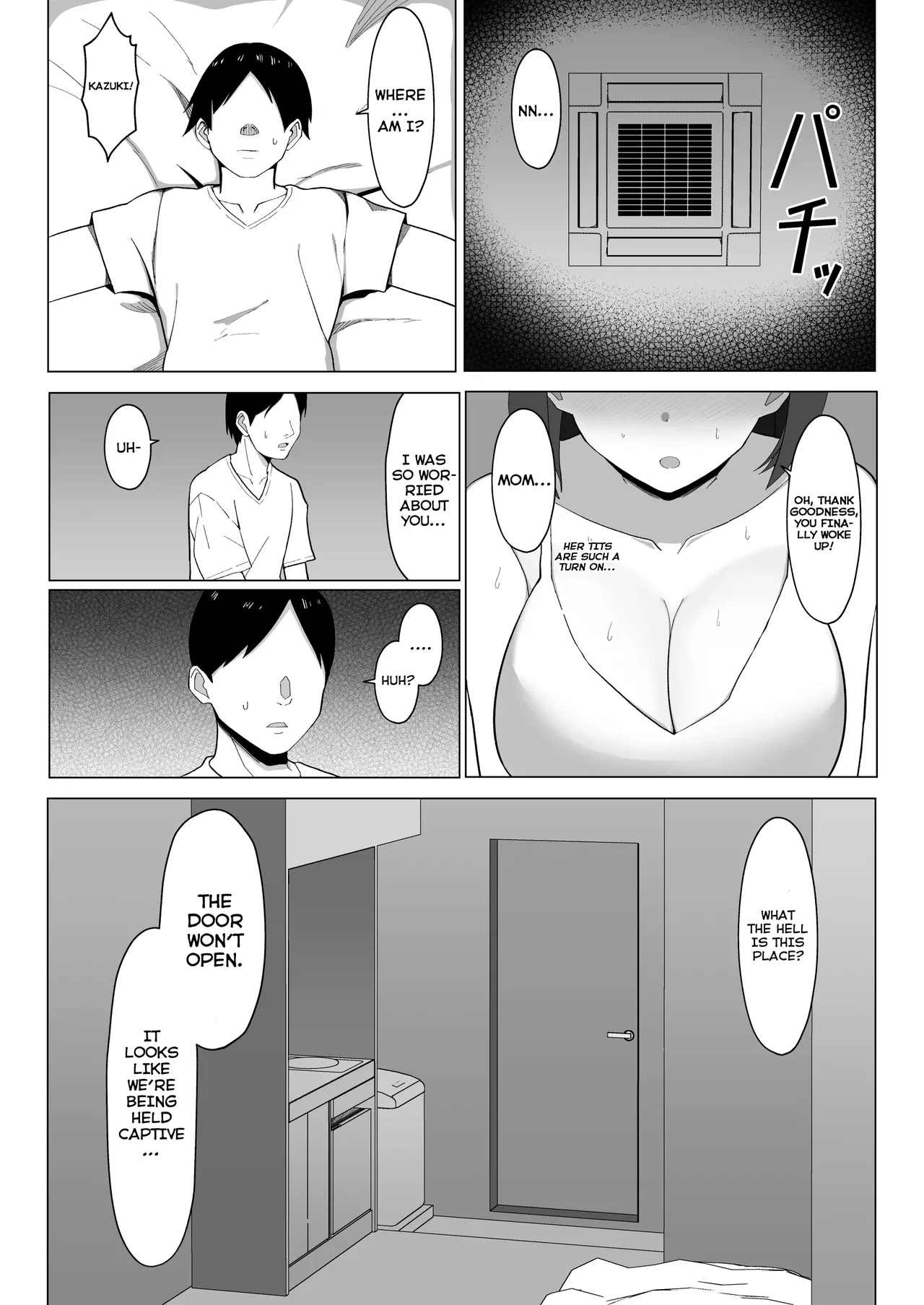 Kaa-chan to Sex Shinai to Derarenai Heya ~Kuchiurusai Haha to Hankouki no Ore~ - Page 12