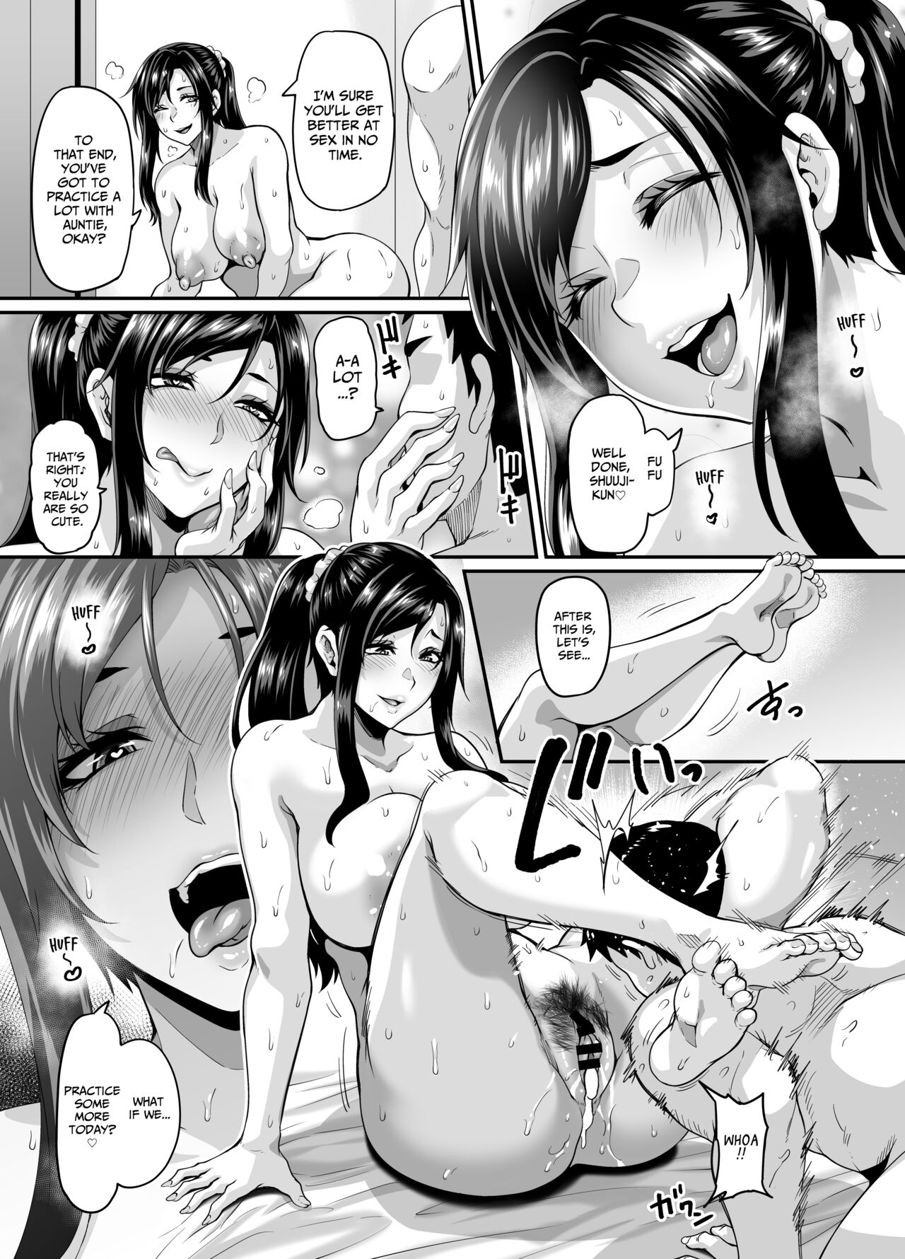 Sukebe na Musume no Otoshikata Dosukebe na Oba-san ga Shikonde Ageru - Page 34