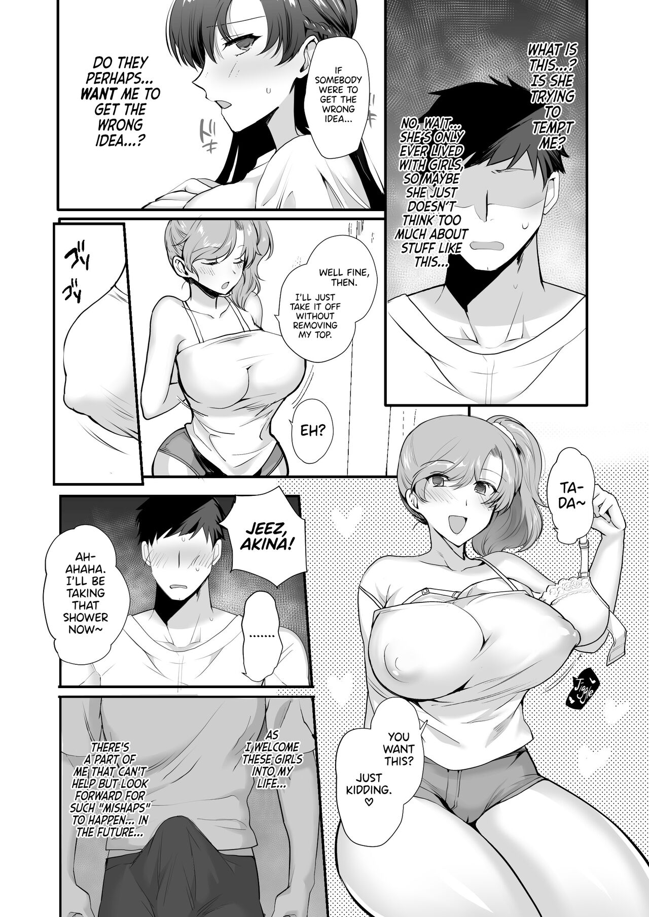 Erosugiru Doukyonin ~ Dosukebe Shimai to 1K Doukyo Seikatsu ~ - Page 19