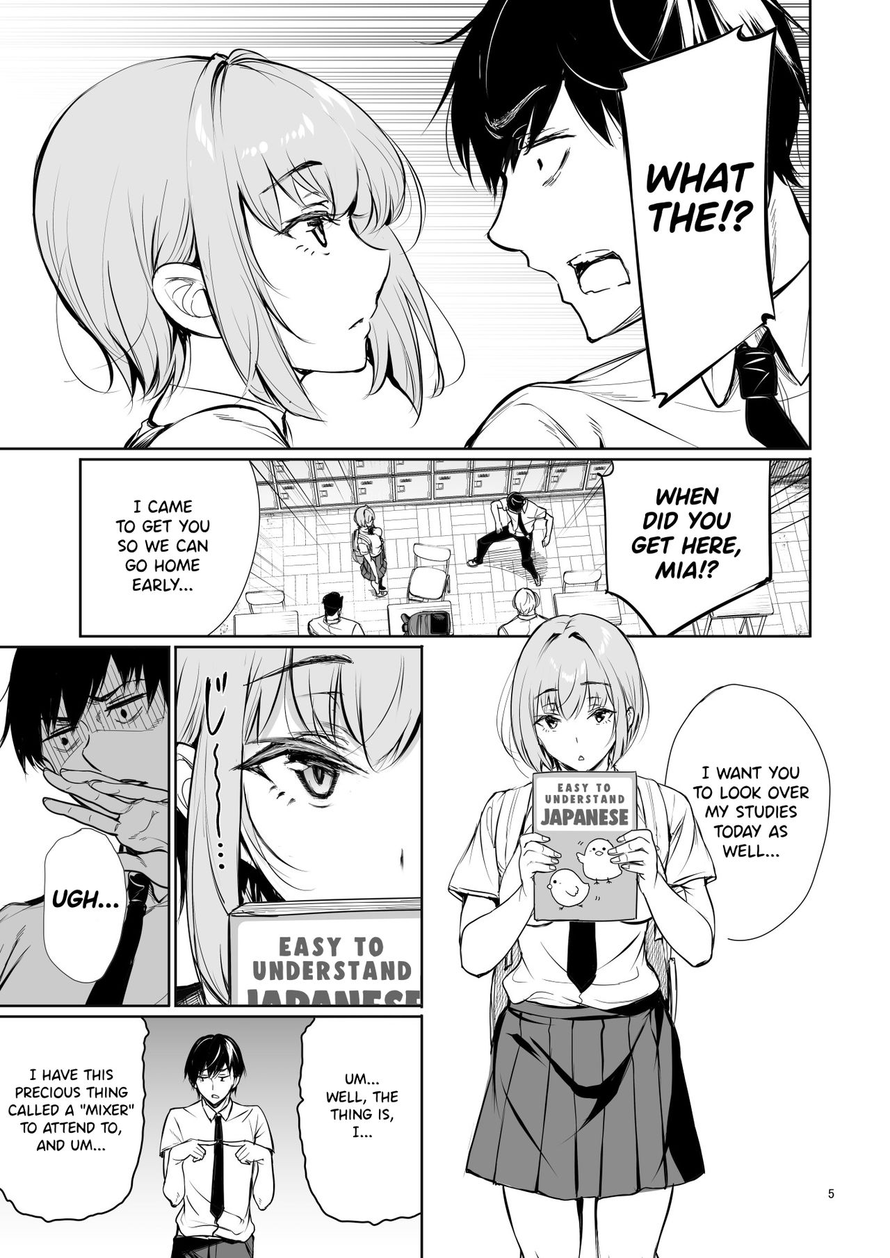 Homestay-chu no Doitsu Musume ga Issho ni Furo ni Haitte Kuru Wake - Page 5