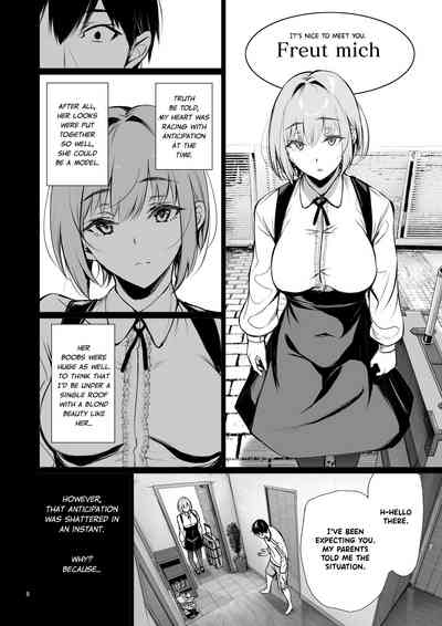 Homestay-chu no Doitsu Musume ga Issho ni Furo ni Haitte Kuru Wake - Page 8