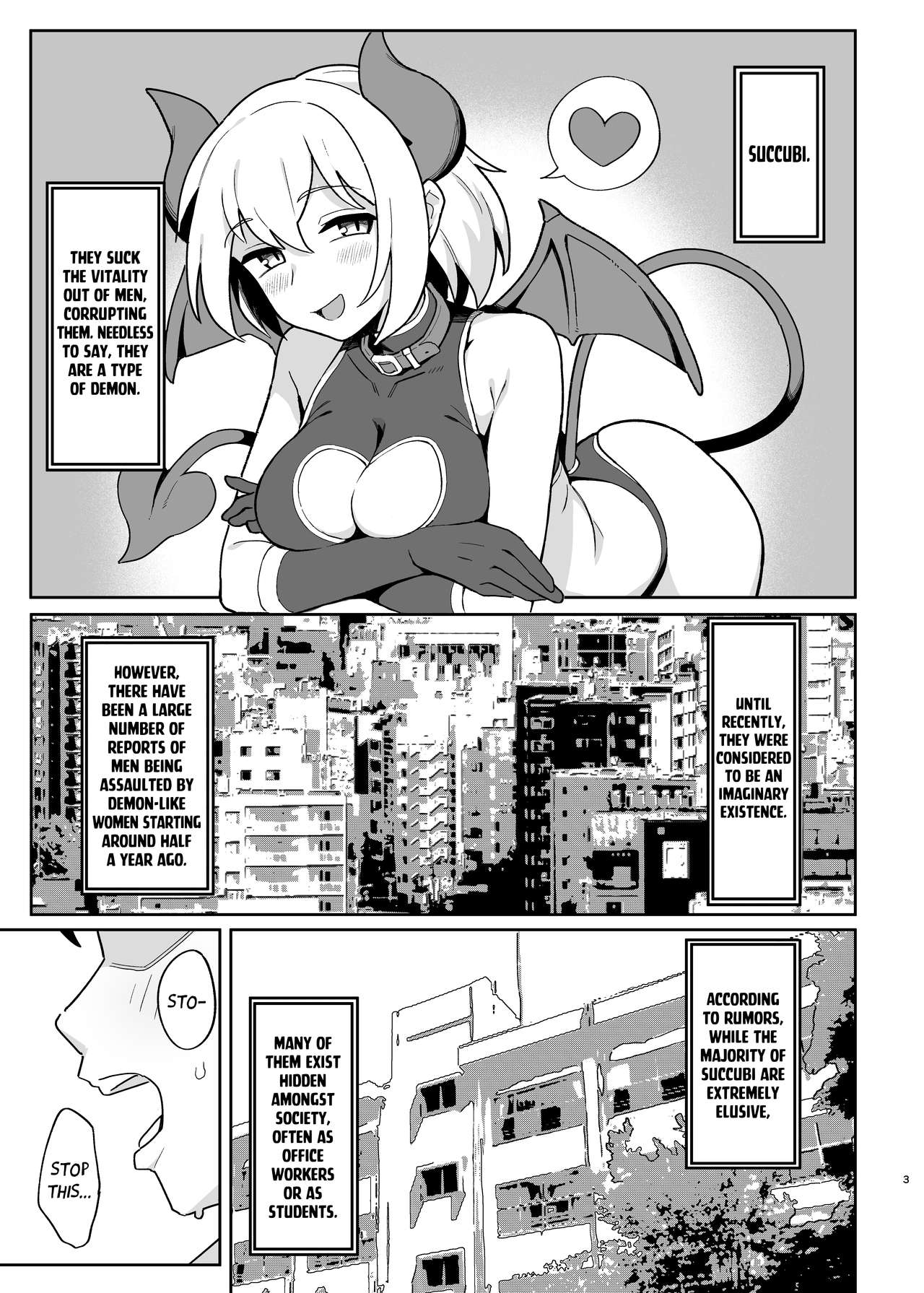 Mesugaki Succubus-tachi ni Shiboritorareru Hon - Page 3