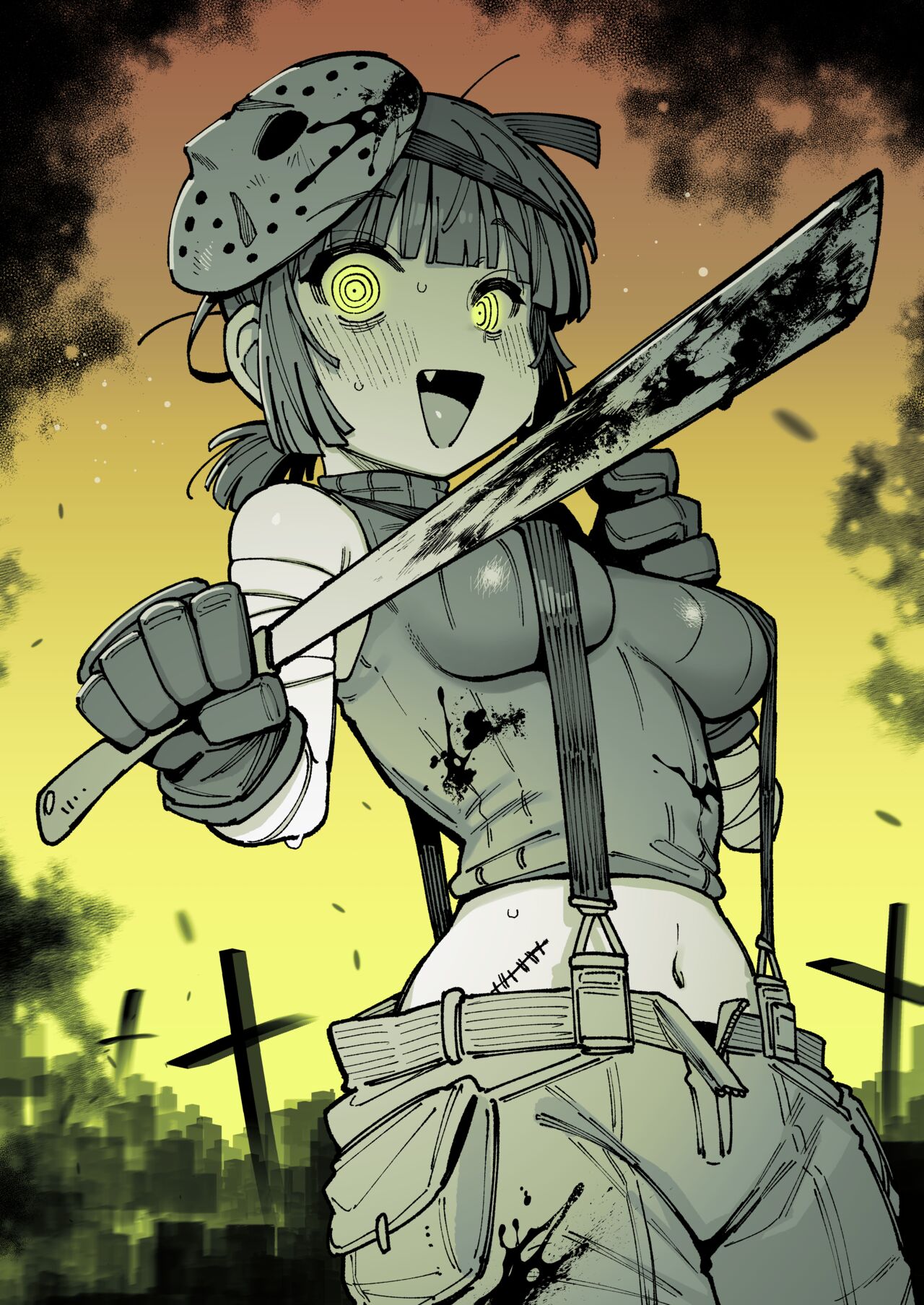 Ie ga Shike Sugite Haete Kita Genkaku Yuuhatsu Kinoko wo Gosyoku Shite Hatsujyou Shita Ato no Are ya Kore - Page 58