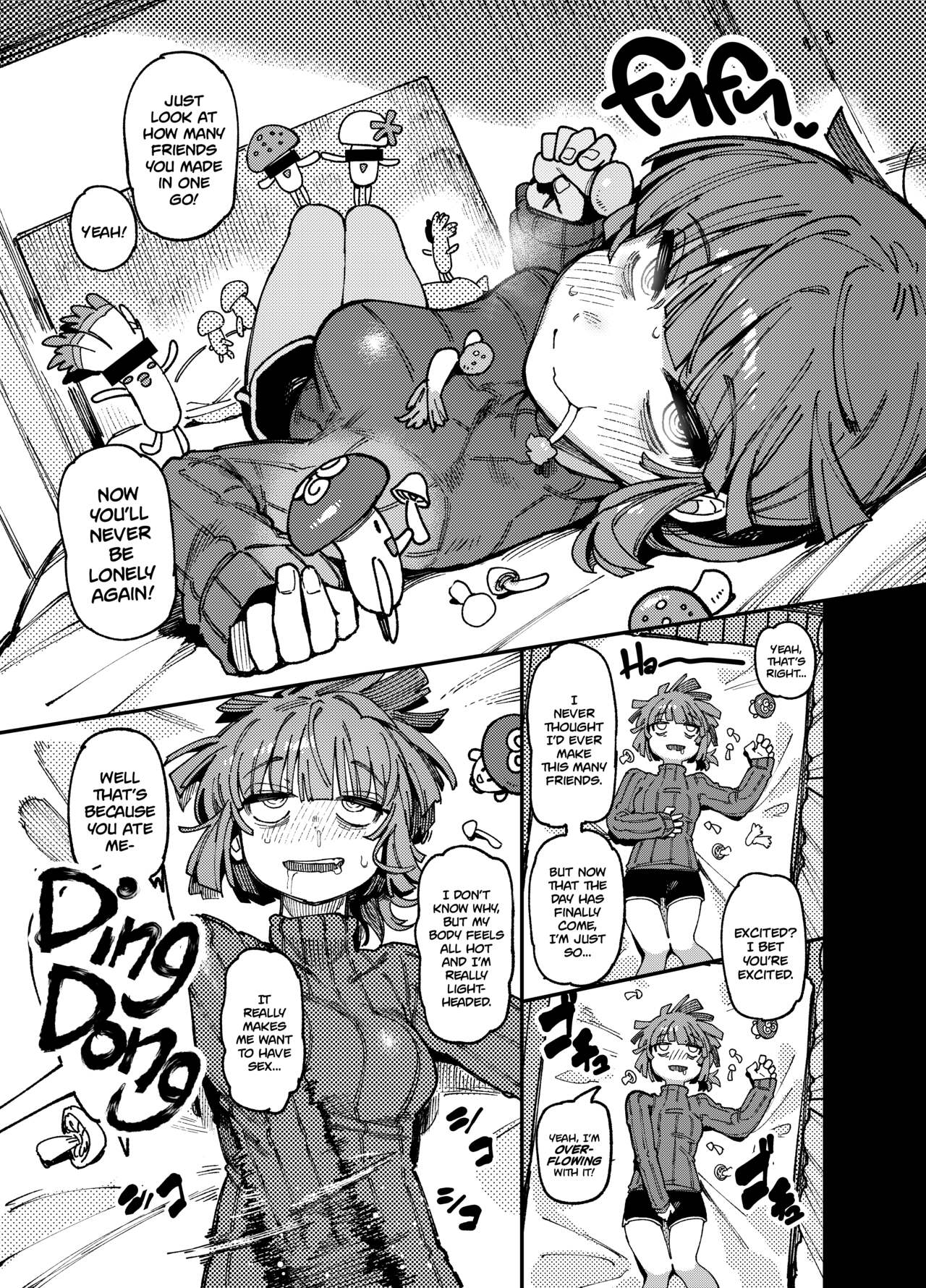 Ie ga Shike Sugite Haete Kita Genkaku Yuuhatsu Kinoko wo Gosyoku Shite Hatsujyou Shita Ato no Are ya Kore - Page 9