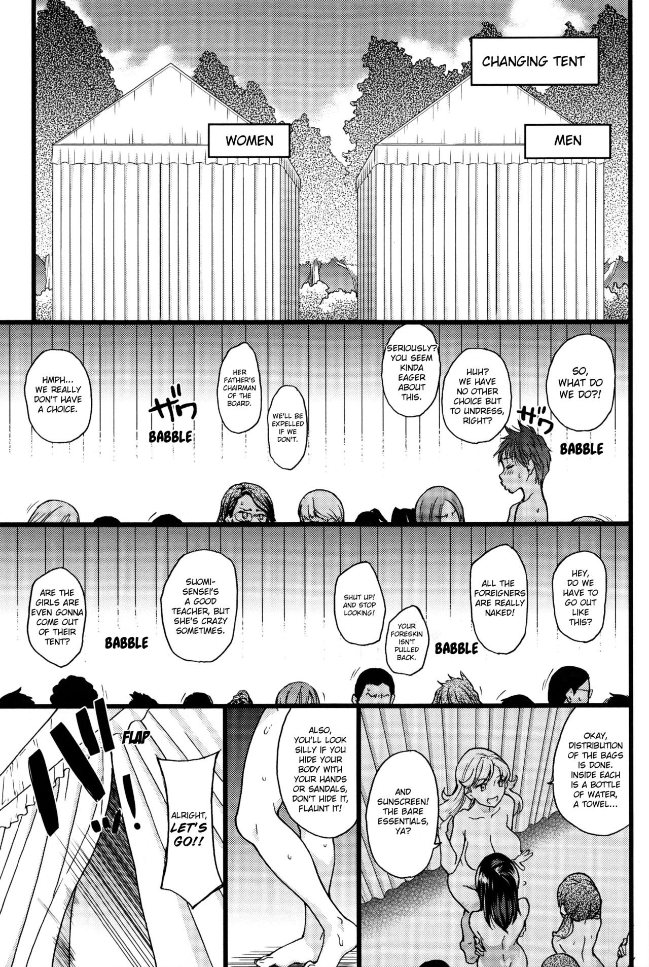 Nudist Beach ni Syuugaku Ryokoude!! - In school trip to the nudist beach!! - Page 14