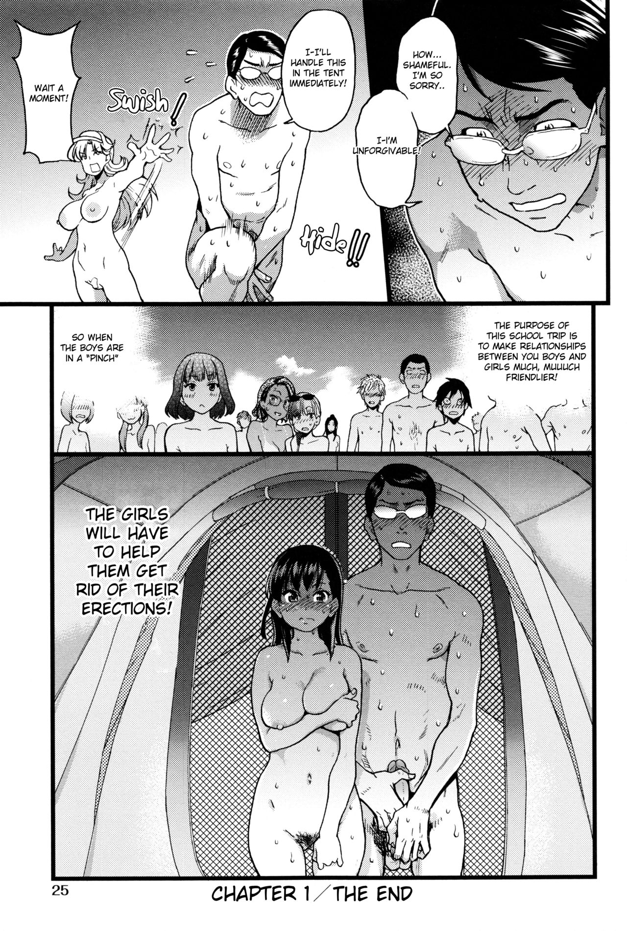 Nudist Beach ni Syuugaku Ryokoude!! - In school trip to the nudist beach!! - Page 30
