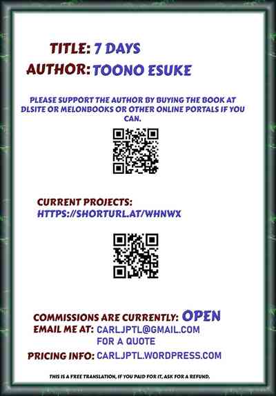 7days by Toono Esuke - Page 25