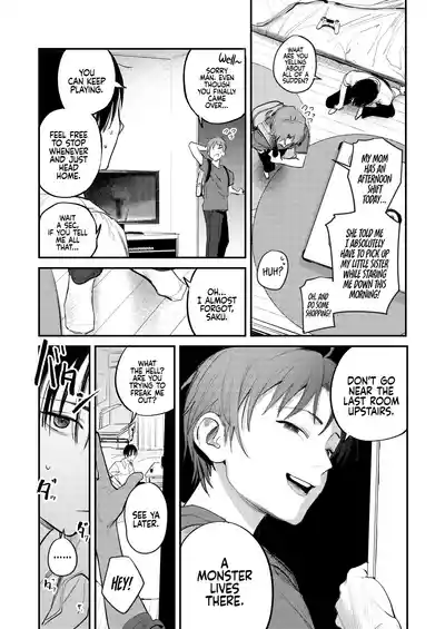 Mamono no Heya ~6 nen-buri ni Saikai shitara Hikikomori NEET ni Natteita Shinyuu no Onee-san ni Semararete Seieki o Shiboritorareru Hanashi - Page 7