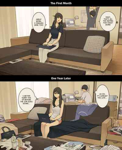 Dousei Seikatsu Ikkagetsume to Ichinen Ato, Asaokite kara Shuushin made no Hikaku - Page 11