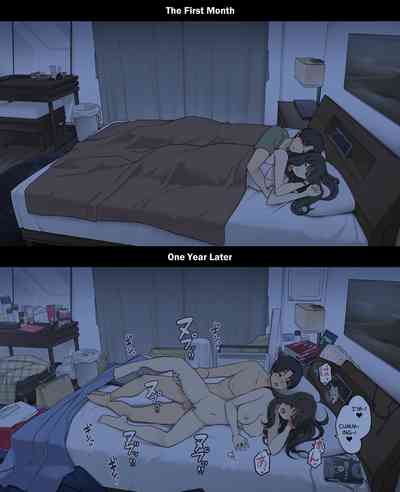 Dousei Seikatsu Ikkagetsume to Ichinen Ato, Asaokite kara Shuushin made no Hikaku - Page 23