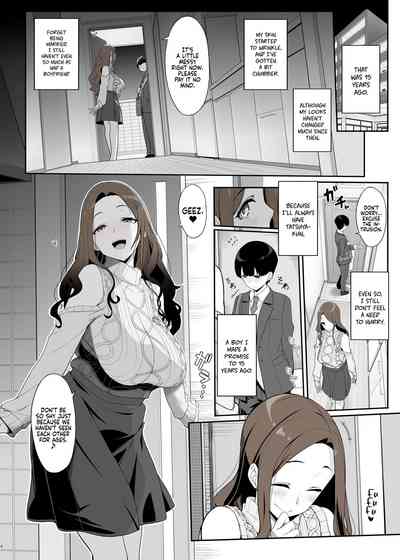 Ichizu na Onee-san to Saikaishitara Dosukebe Kyuukonsarete Sex Tsukeninaru Hanashi - Page 4