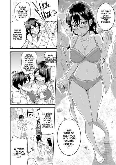 Mujintou de, SEX ni Kyoumi Shinshin na Dosukebe Inkya Joshi-tachi to Harem Life - Page 19