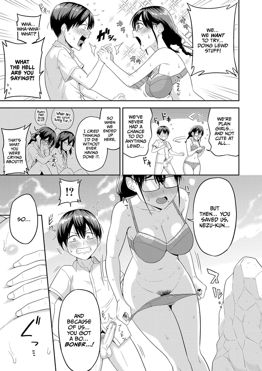 Mujintou de, SEX ni Kyoumi Shinshin na Dosukebe Inkya Joshi-tachi to Harem Life - Page 20