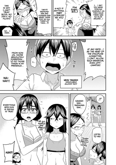 Mujintou de, SEX ni Kyoumi Shinshin na Dosukebe Inkya Joshi-tachi to Harem Life - Page 44