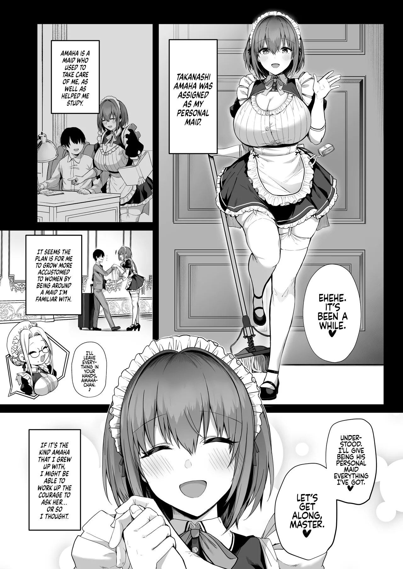 Love Maid -Yasashikute Amaama na Kyonyuu Ero Maid San to SEX Shimakuru Ohanashi- - Page 10