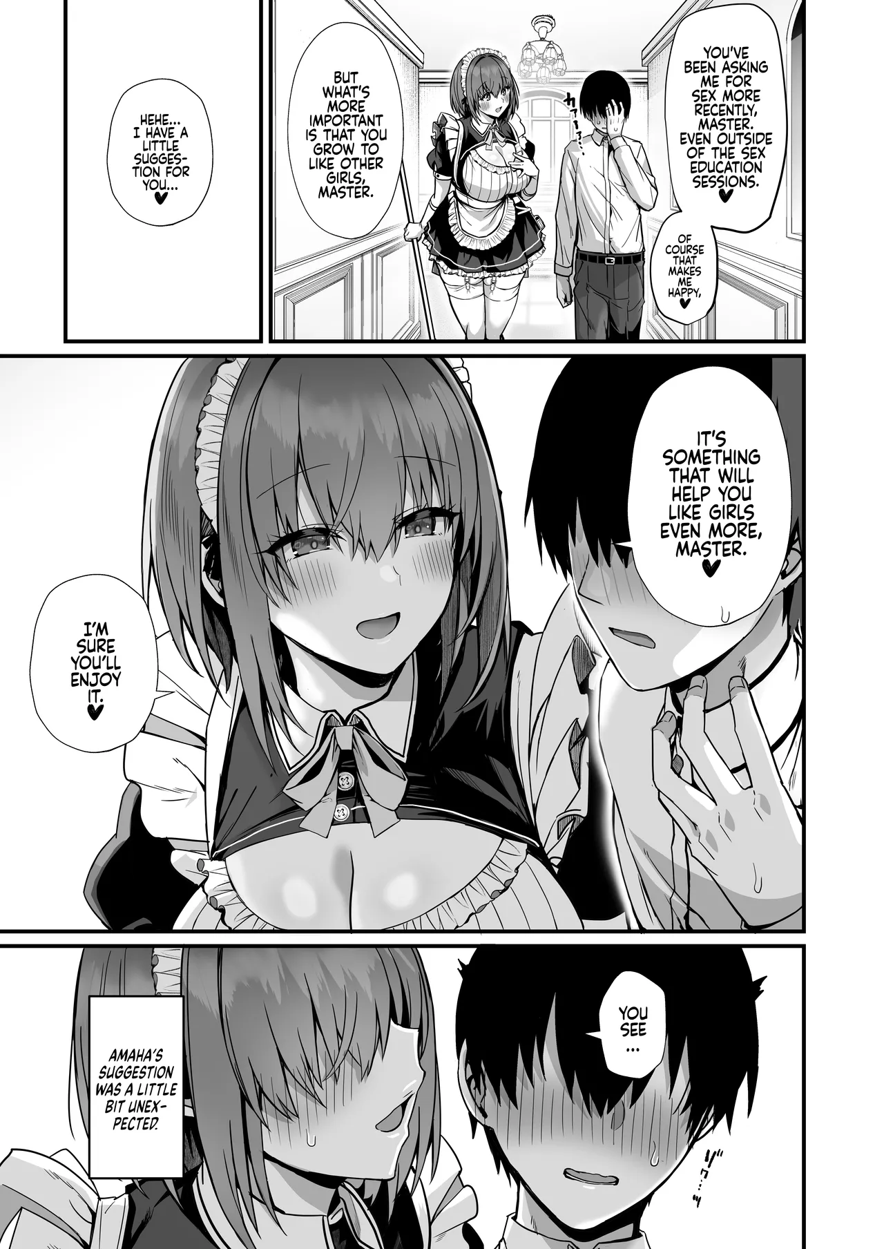 Love Maid -Yasashikute Amaama na Kyonyuu Ero Maid San to SEX Shimakuru Ohanashi- - Page 44