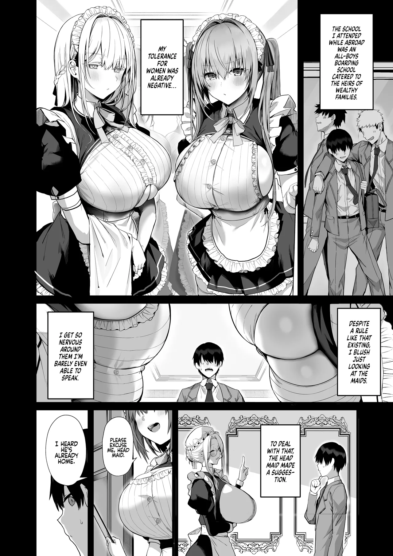 Love Maid -Yasashikute Amaama na Kyonyuu Ero Maid San to SEX Shimakuru Ohanashi- - Page 9