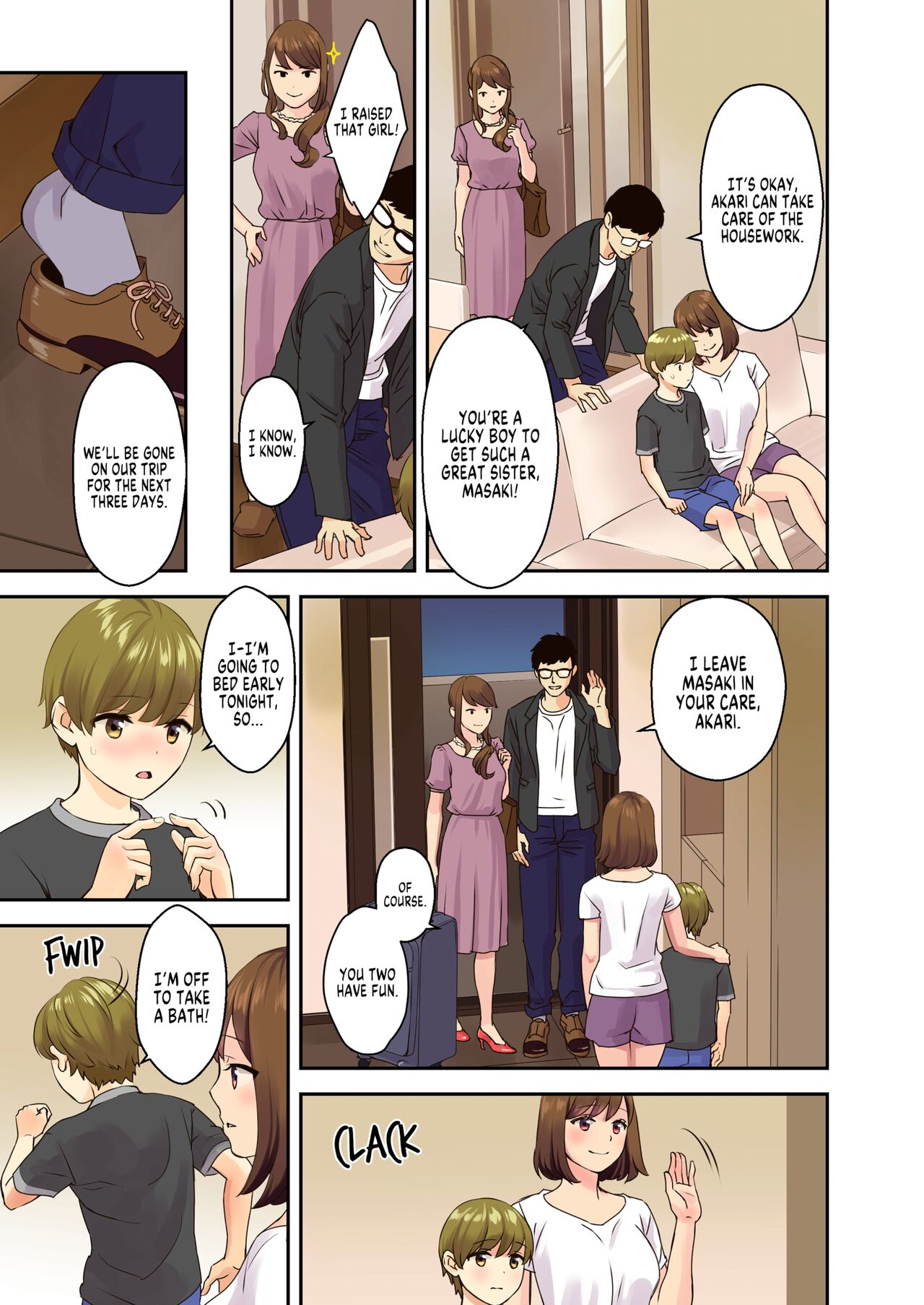 Papa to Mama ga Inai Aida ni...Decensored - Page 3