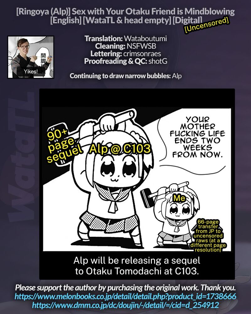 Otaku Tomodachi to no Sex wa Saikou ni Kimochi Ii - Decensored - Page 67