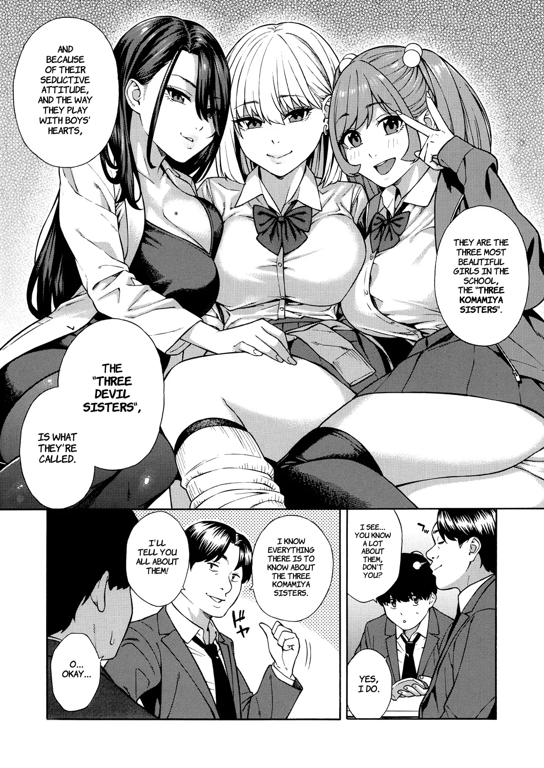 Making a Harem of the Three Bitchy Gal Sisters - Part 1-2 - Page 10