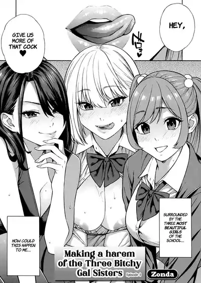 Making a Harem of the Three Bitchy Gal Sisters - Part 1-2 - Page 3