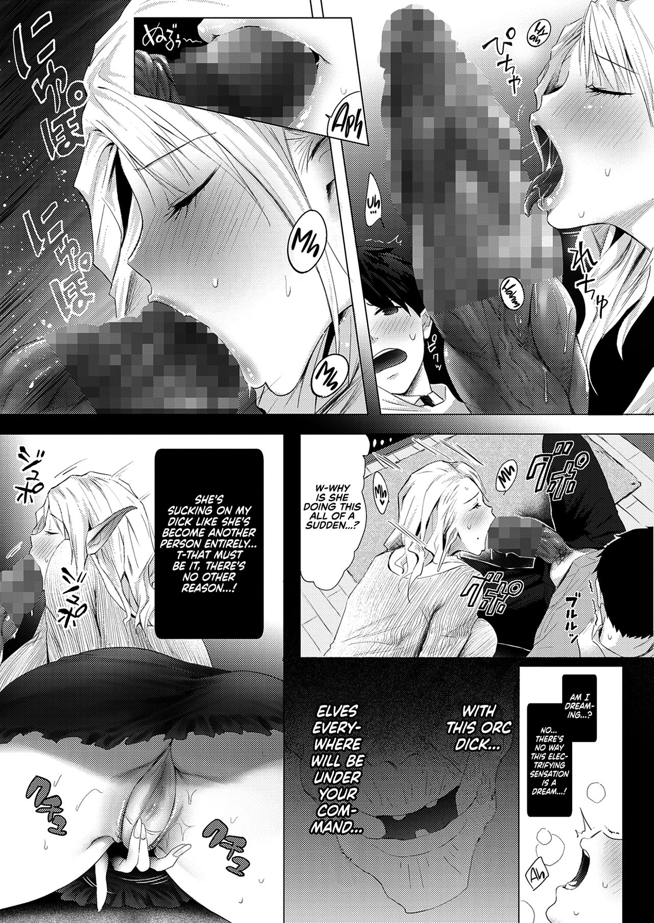 Orc Chinpo o Te ni Ireta! Elf Oyako o Ore Senyou Nama Onaho ni Shitatta www - Page 11