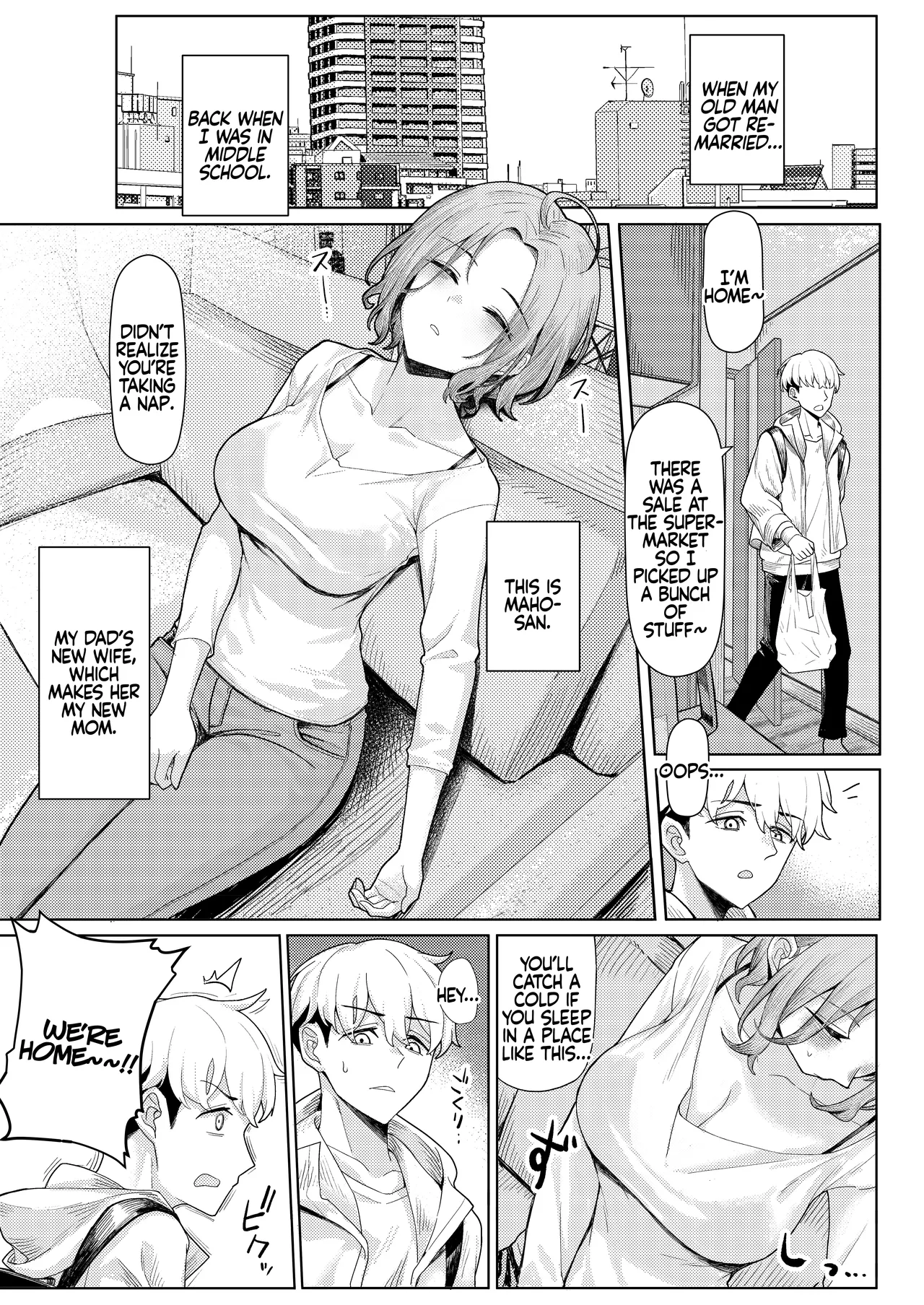 Chichi no Saikon de Doukyo suru Koto ni Natta Gibo no Gijou Shimai to Kawarugawaru Sex shite shimatta Hon - Page 2