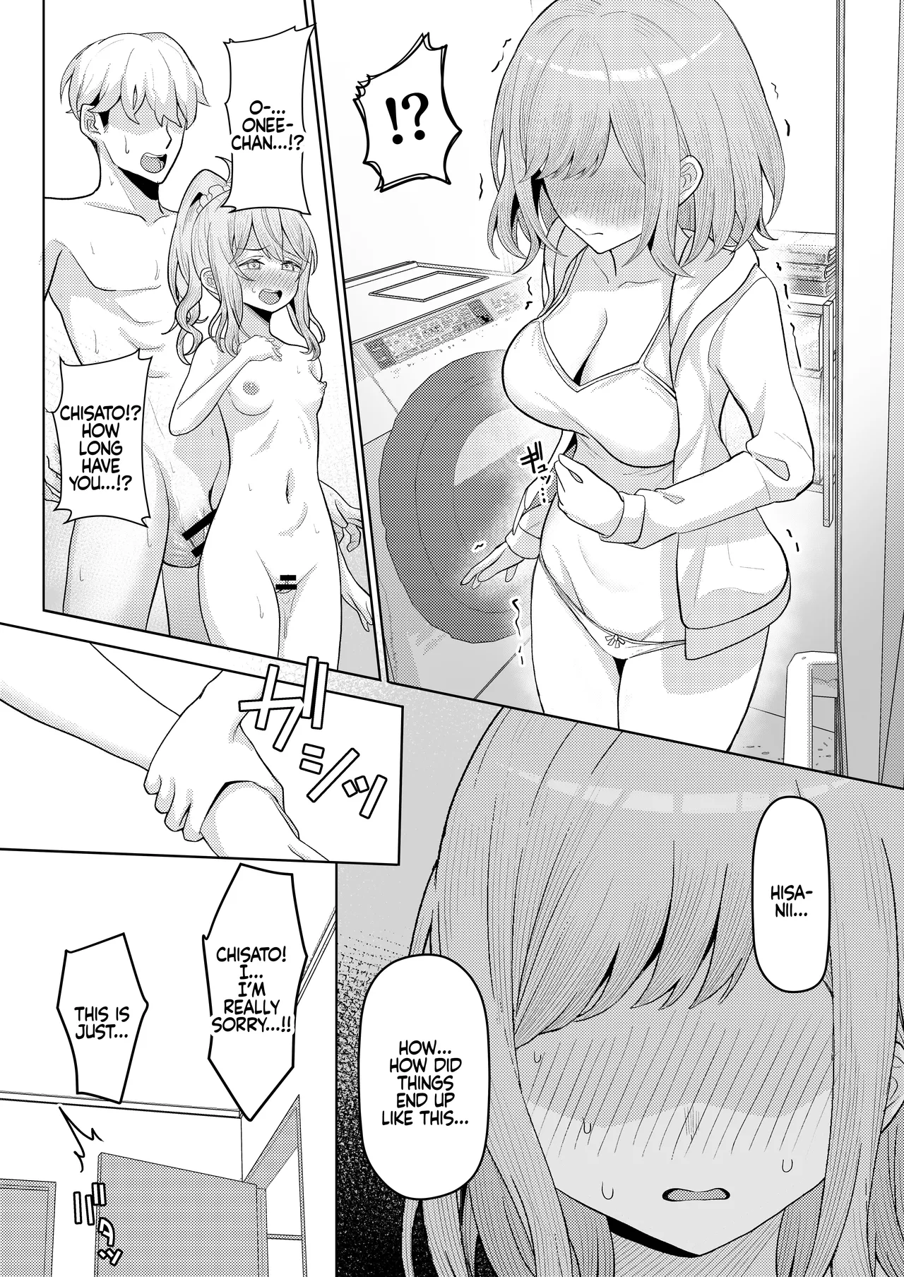 Chichi no Saikon de Doukyo suru Koto ni Natta Gibo no Gijou Shimai to Kawarugawaru Sex shite shimatta Hon - Page 31