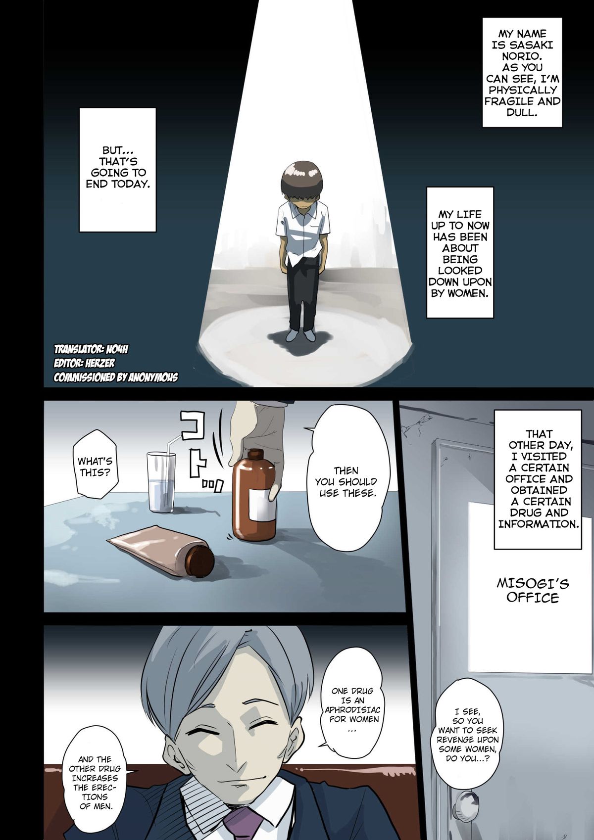 Nekura Shounen no Fukushuu Harem Choukyou Keikaku - Page 3