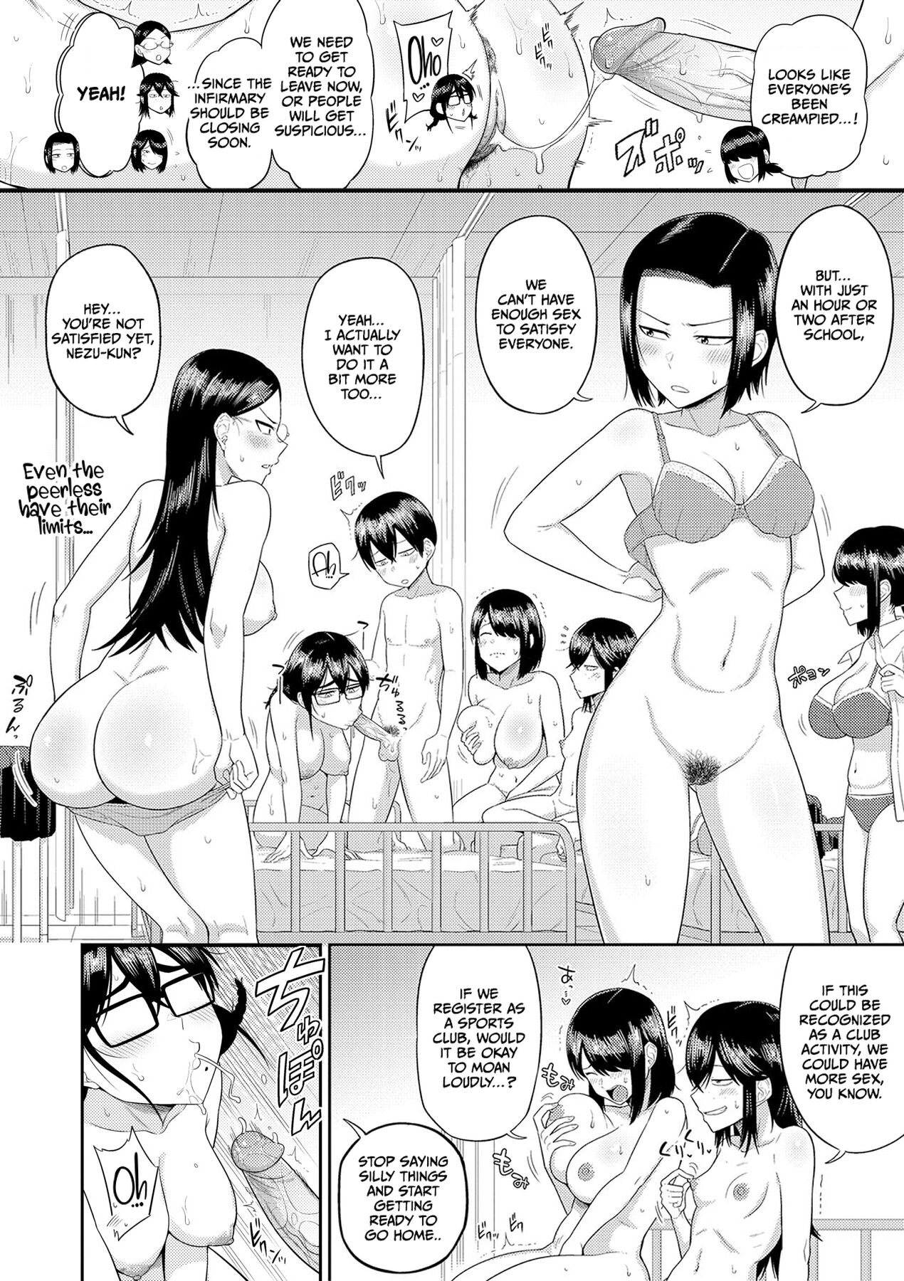 Mujintou de, SEX ni Kyoumi Shinshin na Dosukebe Inkya Joshi-tachi to Harem Life - Decensored - Page 111