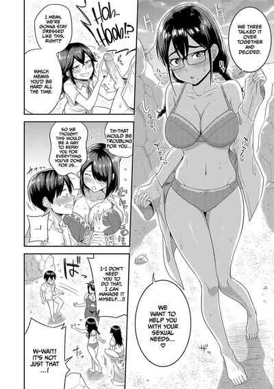 Mujintou de, SEX ni Kyoumi Shinshin na Dosukebe Inkya Joshi-tachi to Harem Life - Decensored - Page 19