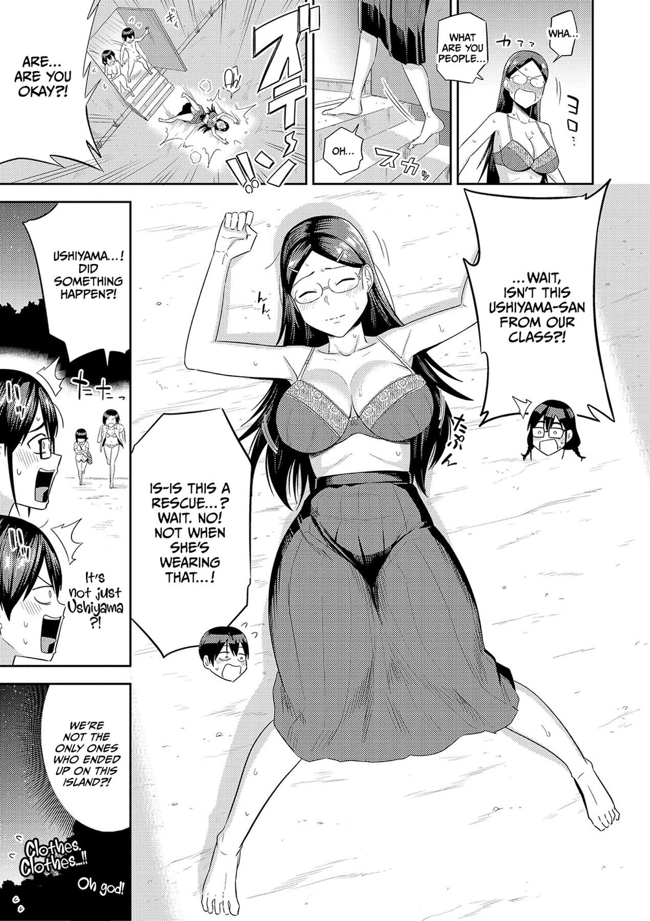 Mujintou de, SEX ni Kyoumi Shinshin na Dosukebe Inkya Joshi-tachi to Harem Life - Decensored - Page 40