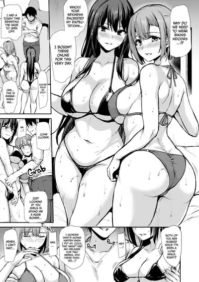 Kyonyuu Ga Futariinai To Bokkishinai Otto No Tame Ni Tomodachi O Tsuretekita Tsuma Chapter 1-3 - Page 148