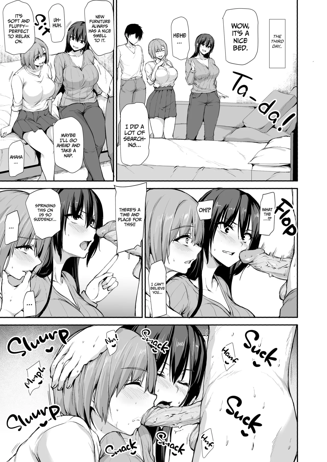 Kyonyuu Ga Futariinai To Bokkishinai Otto No Tame Ni Tomodachi O Tsuretekita Tsuma Chapter 1-3 - Page 174