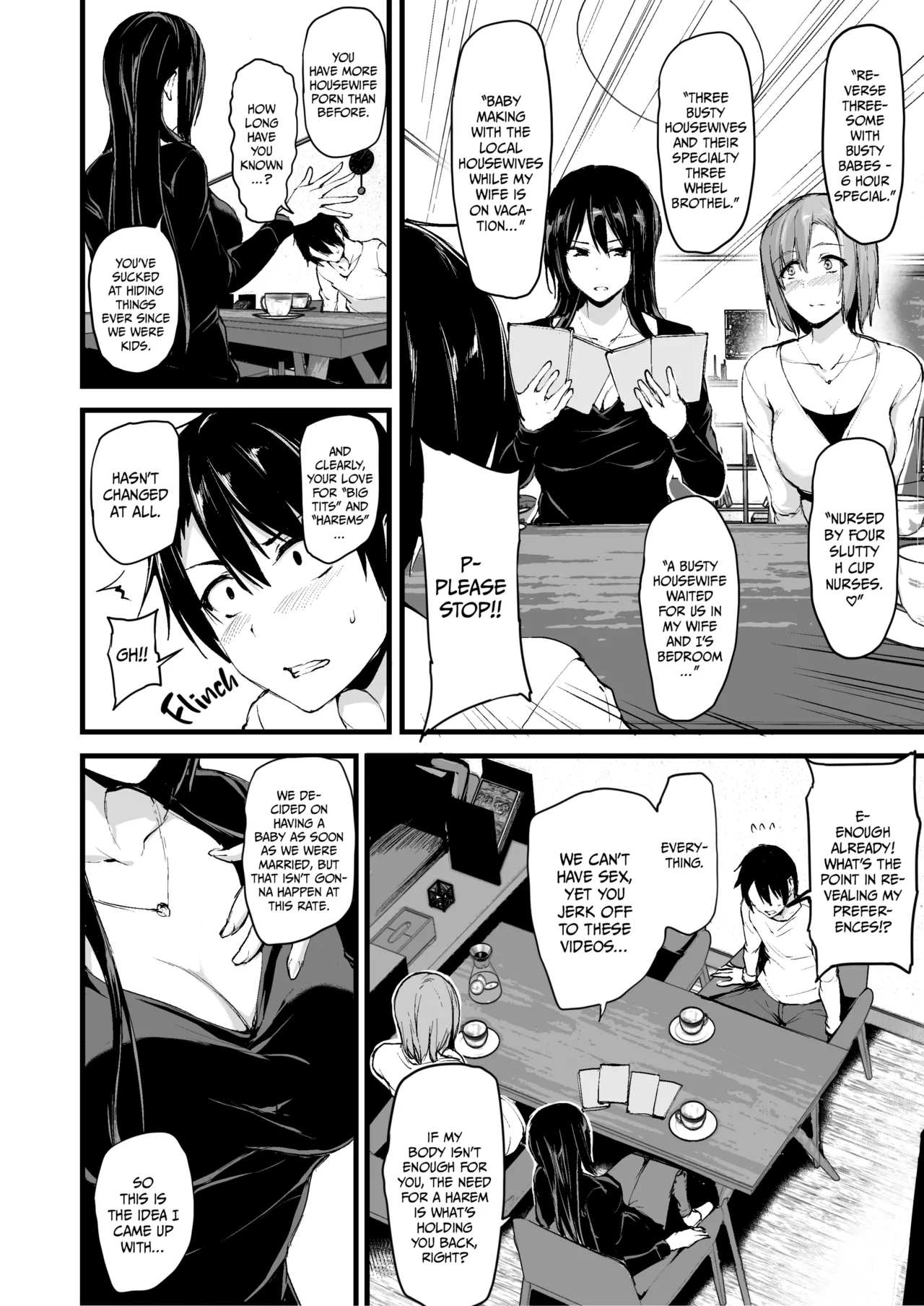 Kyonyuu Ga Futariinai To Bokkishinai Otto No Tame Ni Tomodachi O Tsuretekita Tsuma Chapter 1-3 - Page 5