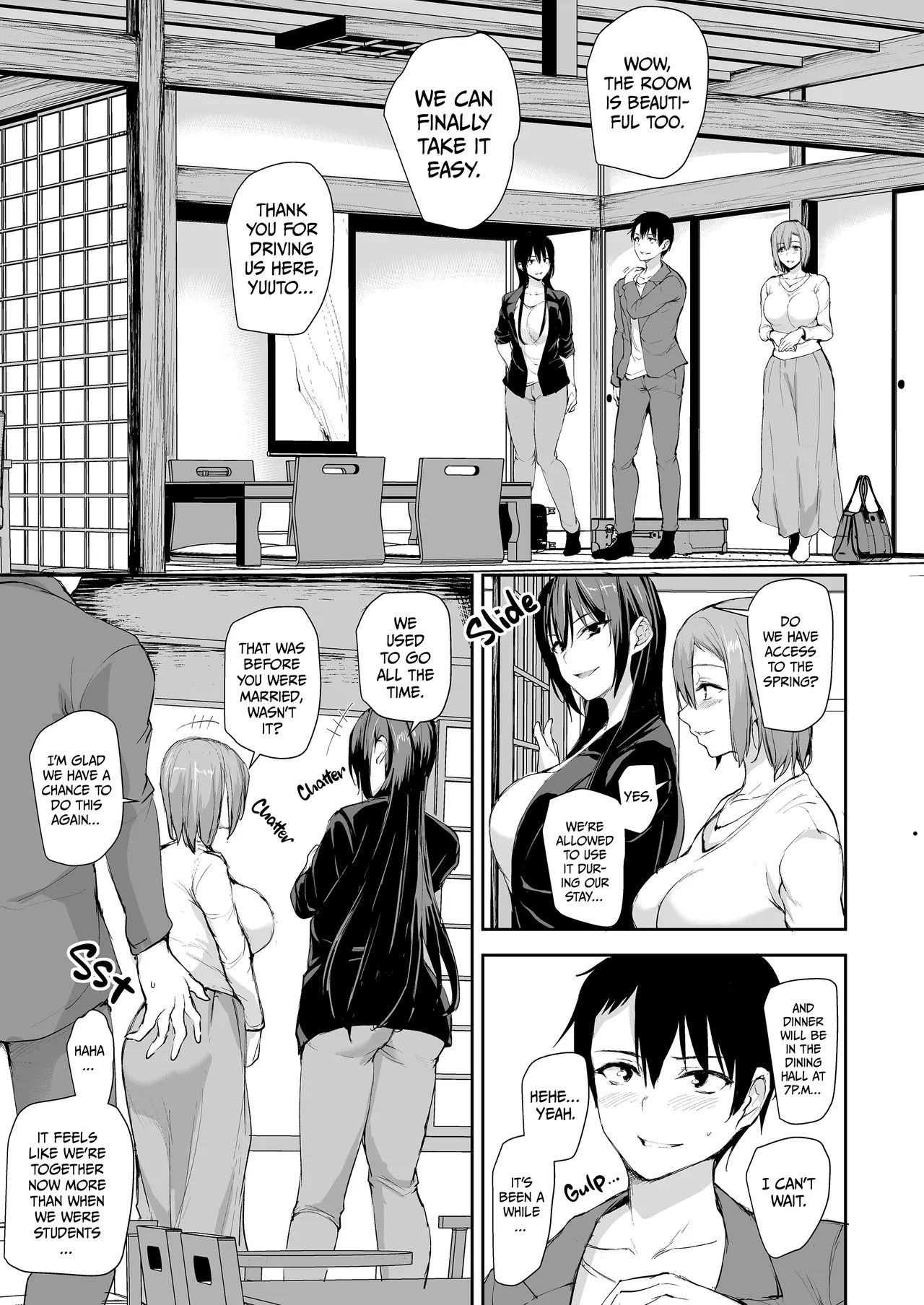 Kyonyuu Ga Futariinai To Bokkishinai Otto No Tame Ni Tomodachi O Tsuretekita Tsuma Chapter 1-3 - Page 75