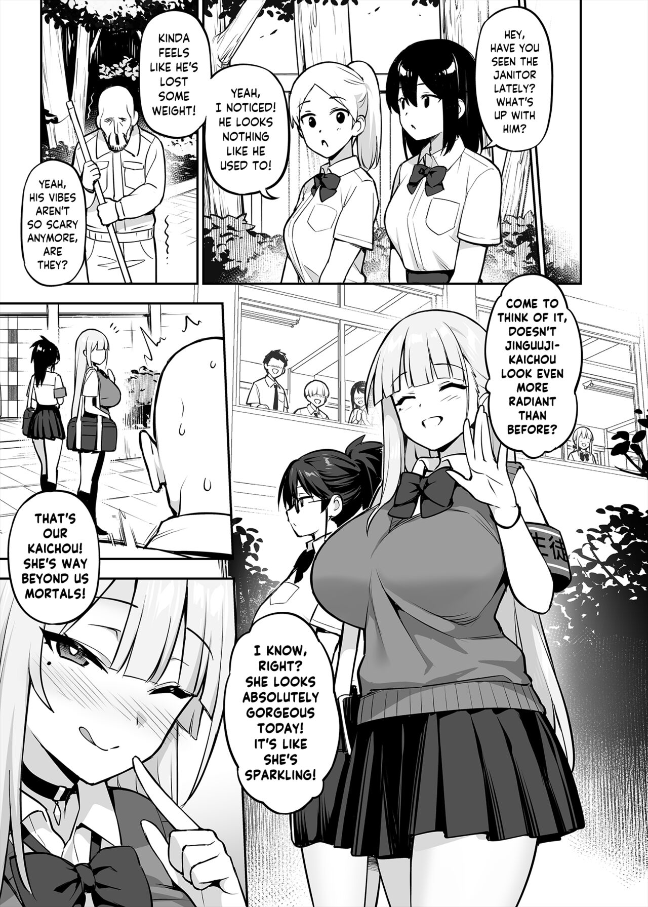 Akogare no Seitokaichou ga Kyonyuu Sugiru Ken - Page 36